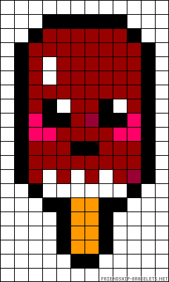 Pixel Art Kawaii Grid Minecraft