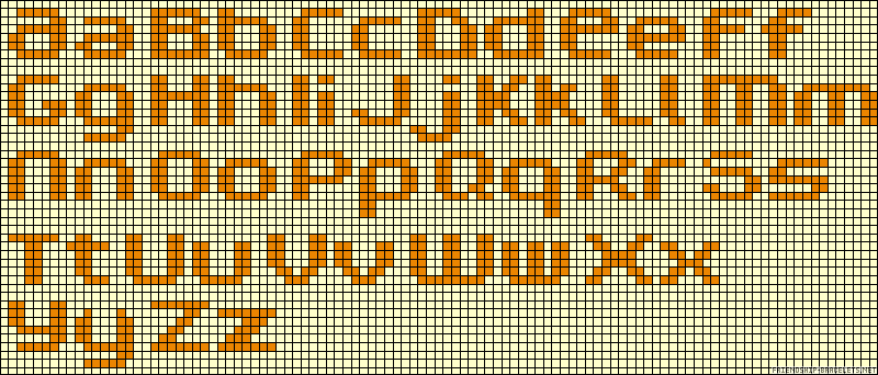 Alpha pattern #47021 | BraceletBook