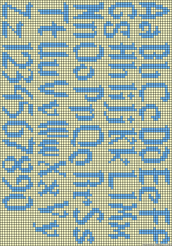 Alpha pattern #47159  Mẫu thêu chữ thập, Thêu chữ thập, Chữ thập