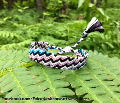 Friendship Bracelets – Matching Chakra CHEVRON With Border – AuntyNise.com  « Aunty Nise Crafts