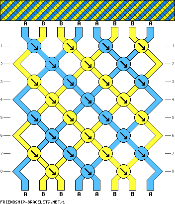 Pattern 1 Friendship Bracelets Net