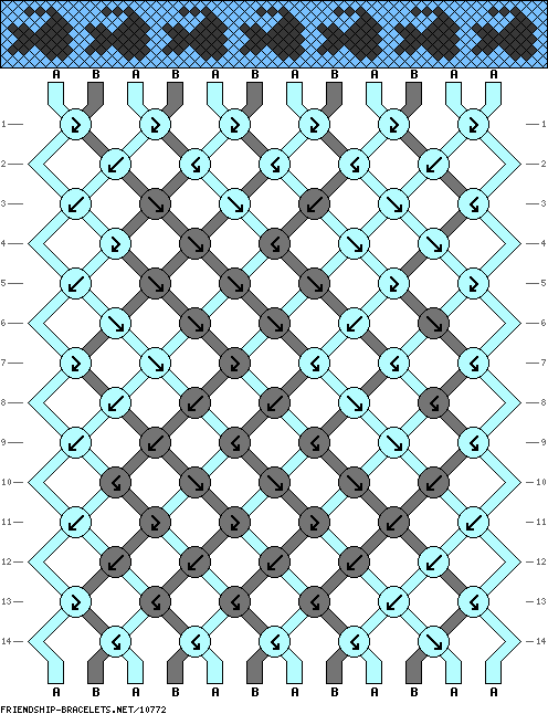 Alpha pattern #56567 | BraceletBook