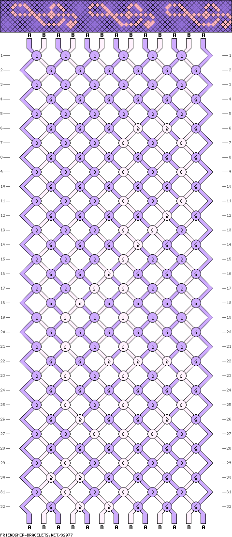 Alpha pattern #127452 | BraceletBook