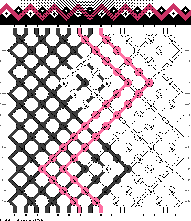 Alpha pattern #31104 | BraceletBook