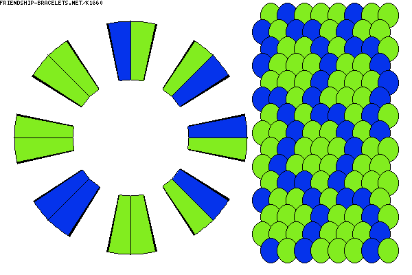 Кумихимо схемы. 16 net