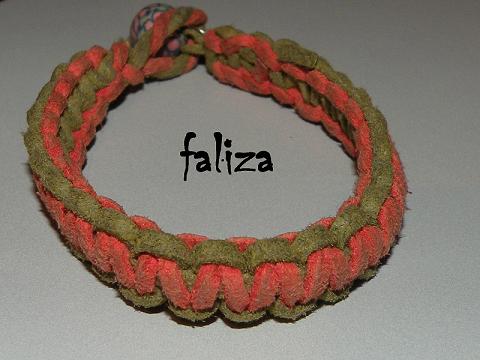 How to make a bracelet with square knot, thread bracelet making tutorial
