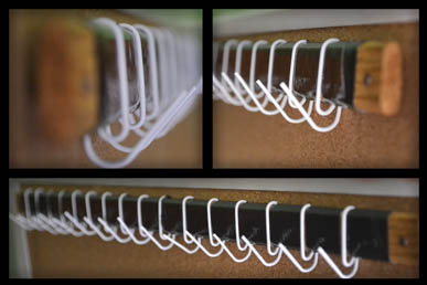 Projects )) Paperclip Bracelet Rack 